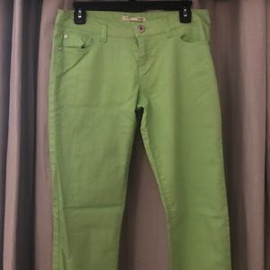 Lime green jeans